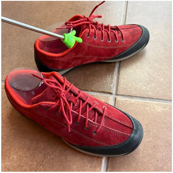 L.L. Bean Red Suede Lifestyle Sneakers for Walking, Light Hiking - size 10 - Picture 13 of 15